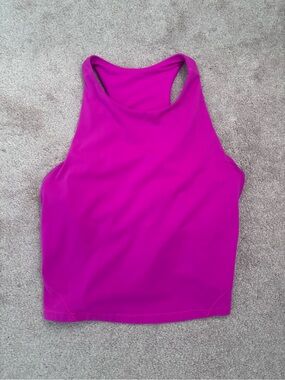 all in motion Hot Pink High-Neck Workout Cropped Tank